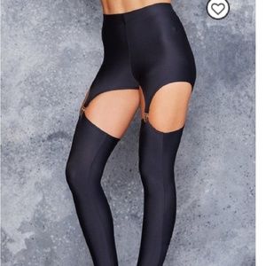 Blackmilk suspender leggings